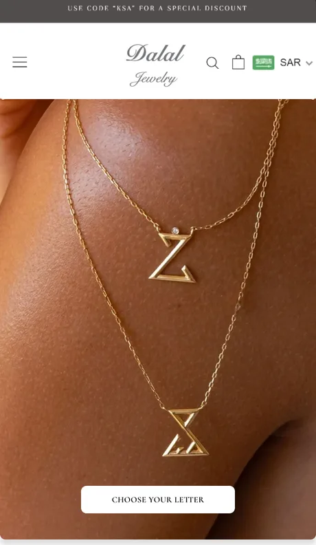 Dalal Jewelry, collection page